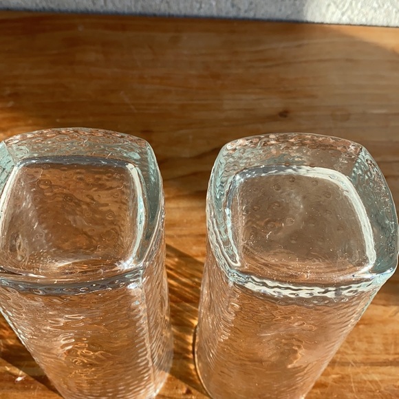 2 x “Hammered” Tall Glasses - Picture 5 of 12